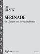 Serenade for Clarinet and String Orchestra P.O.D cover